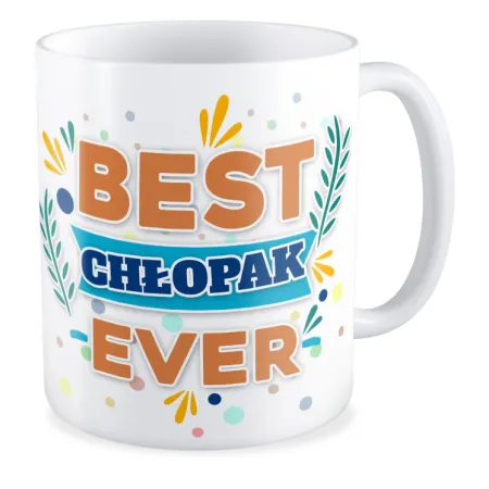 Kubek na DZIEŃ CHŁOPAKA Best chłopaka ever